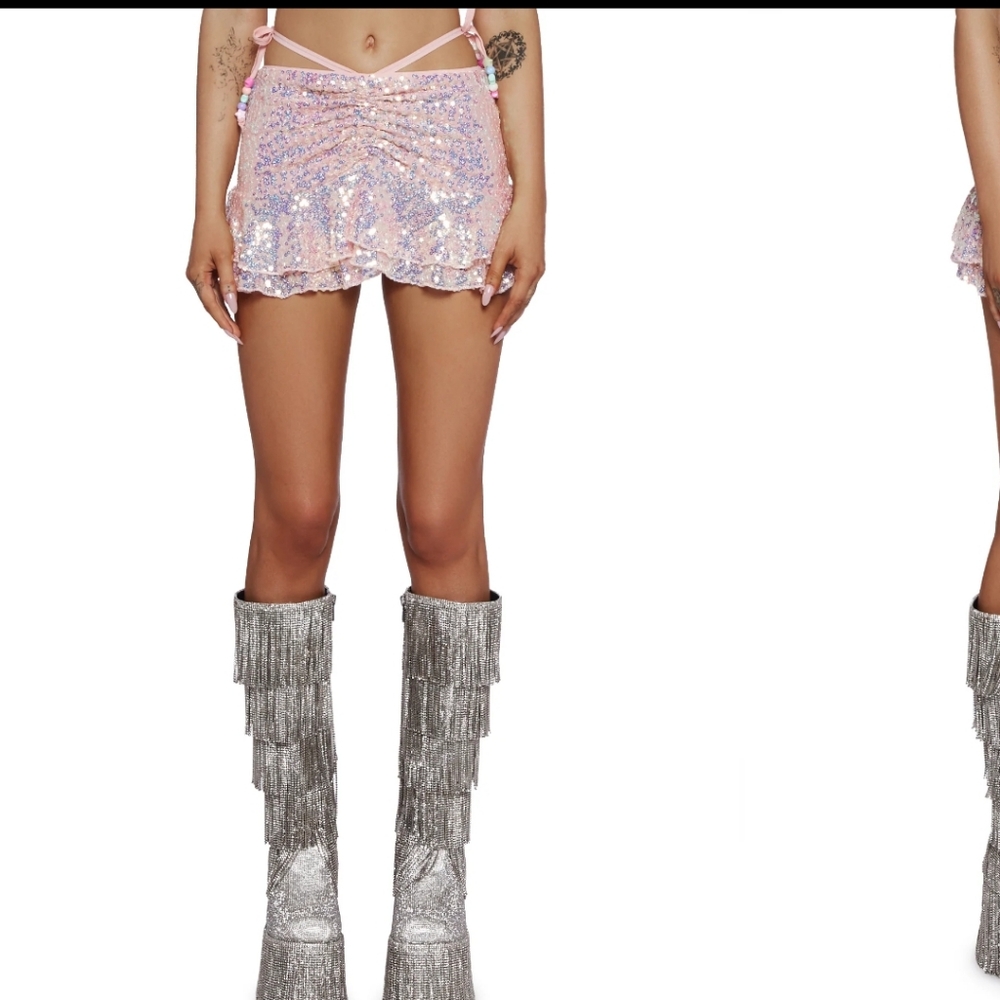 Club exx sequined skirt